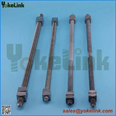 Hot dip galvanized carbon steel Double arming bolt