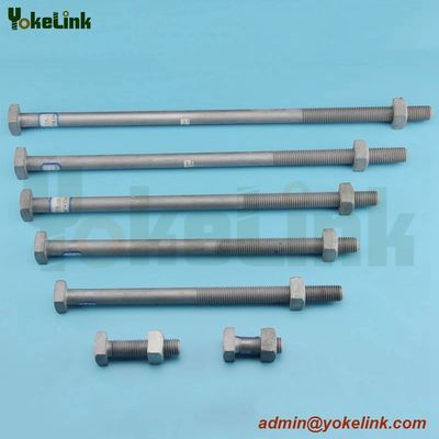 High Quality Forged Steel ASME B18.2.6 square machine bolt for Pole Line Hardware