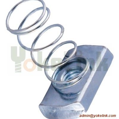 High Quality Galvanized M10 Long Spring Channel Nut For strut channel