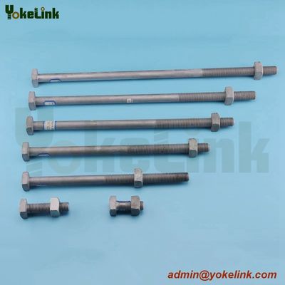 High Quality Forged Steel ASME B18.2.6 Sq bolt For Transmission tower