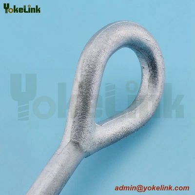 High tensile Galvanized long  CSA Oval Eye bolt For  Rigging hardware