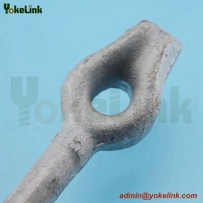 Thimble Eye Galvanized Helix Earth Anchor Rod