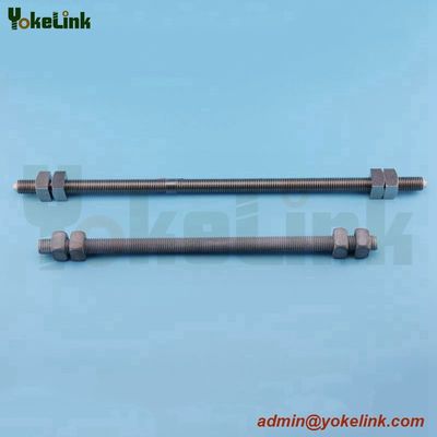 Hot Rolled Carbon Galvanized Steel With Cone Point Double Arming Bolts