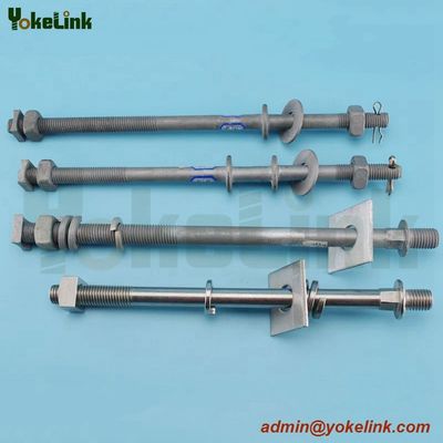 Line Post Insulator Stud Steel Crossarm pole line hardware