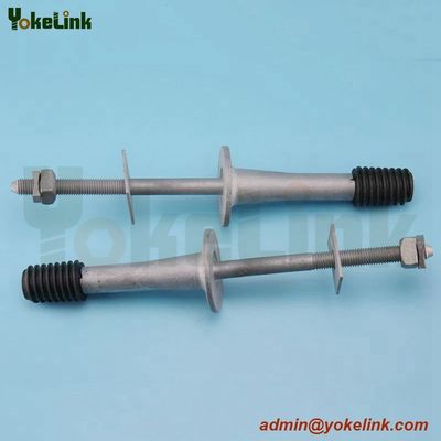 Nylon and lead insulate pins for pole line hardware