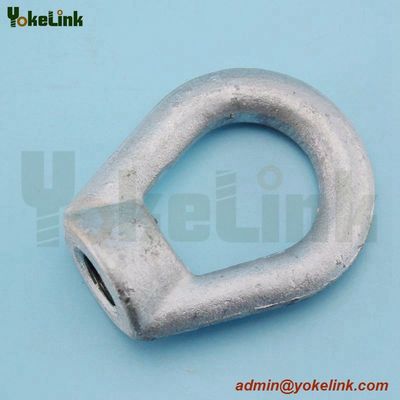 Galvanized pole line hardware forging oval eye nut  for deadend hardware