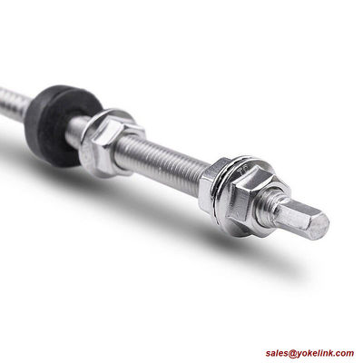 Stainless Steel Double Threaded Self Drilling Hanger Bolts For Solar Systems