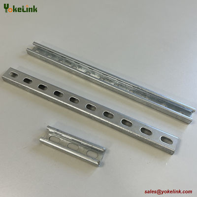 Metal Strut Channel With Slotted Back | Half-Slot Steel U-Channel