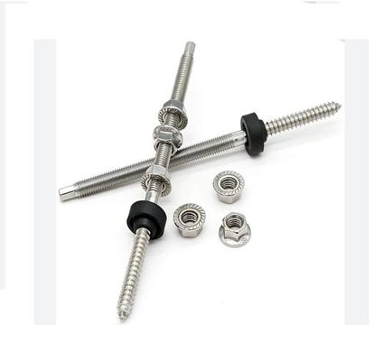 Stainless Steel Flange Locknut Hex Flange Nut for Solar Panel Installation