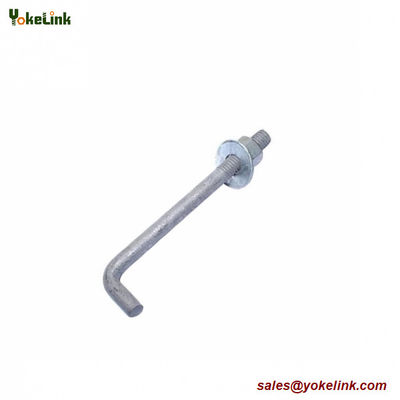 ASTM F1554 Grade 36 Hot Dip Galvanized L Anchor Bolt L Hook Anchor Bolts