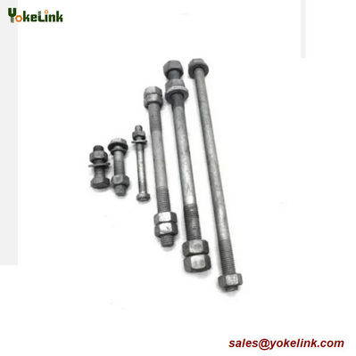 1-1/4"X24" F1554 Grade 55 Galvanized Anchor Bolt Building & Construction Material