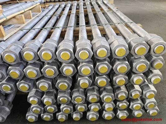 Astm F1554 Gr 36 55 105 Anchor Bolts Foundation Bolts L Type M16 M20 M22