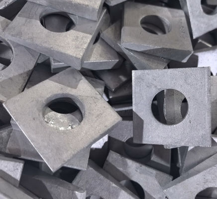 1" Grade F436 Square Beveled Structural Hardened Washer Medium Carbon Steel Plain Finish