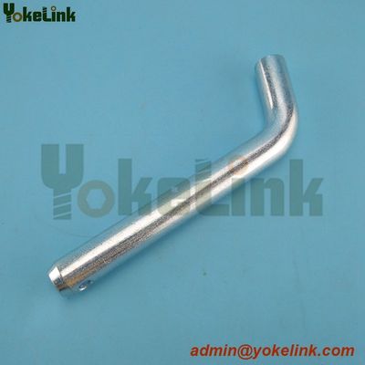 High quality Zinc plated carbon steel bent pull pin with R clip