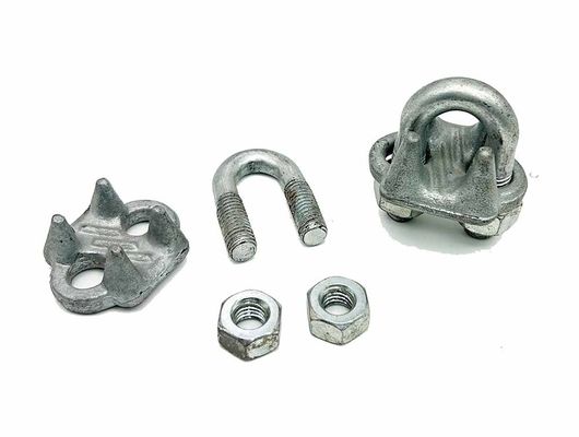 Drop Forged Wire Rope Clip HDG For Poleline Deadend Hardware