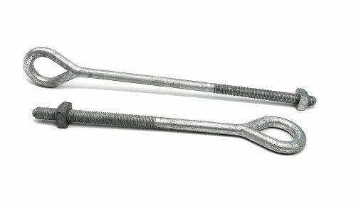 5/8" X 6 ' Oval Eye Bolt Utility Pole Anchor Rod