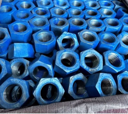 ASTM A325M Hex Heavy Structrual Bolts Blue A194 2H Nuts For Structural Fasteners
