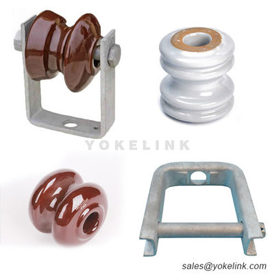 ANSI 53-2 Porcelain Spool Insulator Type for Transmission Lines for Poleline Hardware