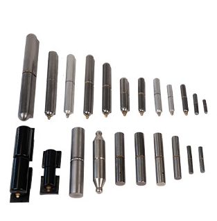 Heavy Duty Steel Weld-on Bullet Hinges With grease fitting