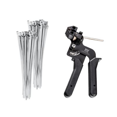 Tensioning & Cutting Fastening Tools Stainless Steel Zip Tie Tightener Wrap Tool Nylon Plastic Steel Cable Tie Gun