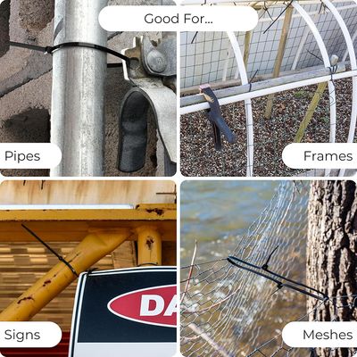 Stainless Steel Cable Tie with Self-Locking Ball Buckle