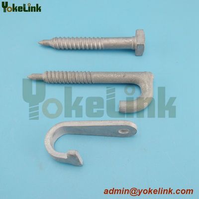 Steel Drive Hook Hot dip galvanized to meet ASTM Specification A153