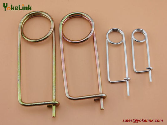 Carbon steel Spring Wire Coiled Tension Safety Pin, Diaper Pin Zinc Finish Safety Pin Wire