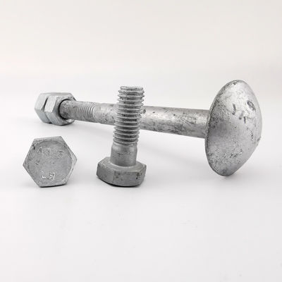3/4" Step Tower Bolt with two hex nuts per ASTM A394 Type 0