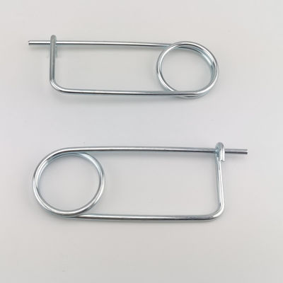 Spring Wire Coiled Tension Safety Pin, Diaper Pin Zinc Finish Safety Pin Wire