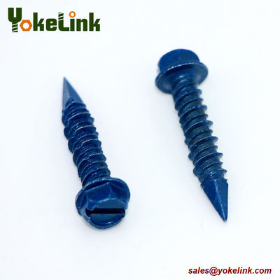 1/4" Hex Washer Head Concrete Screw Hi-Lo Thread Screws Ruspert Tapcon Screw