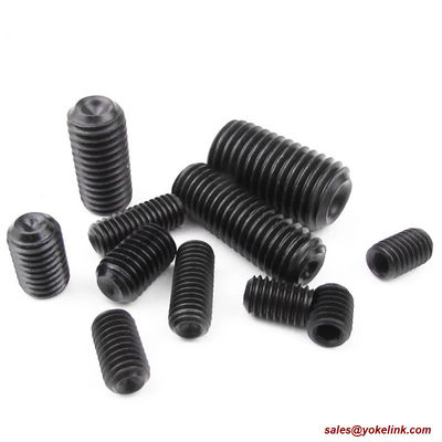 ASME B18.3, Alloy Steel, Stainless Steel Socket Set screws with Ball Point, Nylok patch