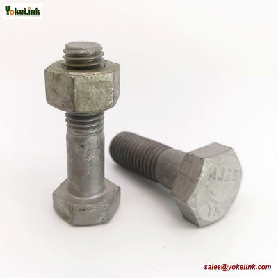 M22 ASTM F3125M Grade A325M Hot Dipped Galvanized Steel Structural Bolt w/A563 DH Nut & F436 Washer