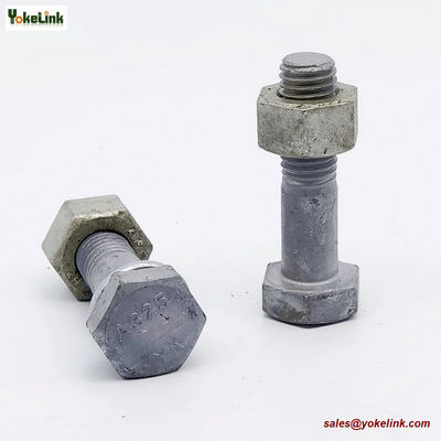 M27 ASTM F3125M Grade A325M Hot Dipped Galvanized Steel Structural Bolt w/A563 DH Nut & F436 Washer