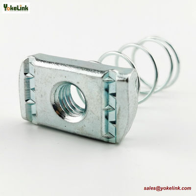 Carbon Steel 1/2" Strut Nut  Zinc Plating Spring Channel Nuts 1/2 inch