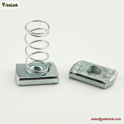 Galvanized Steel 3/8" Strut Nut  HDG Spring Channel Nuts 3/8 inch