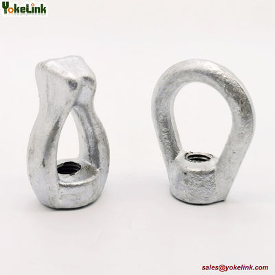 Galvanized 5/8" Eye Nut Oval Eye type for Powerline Hardware
