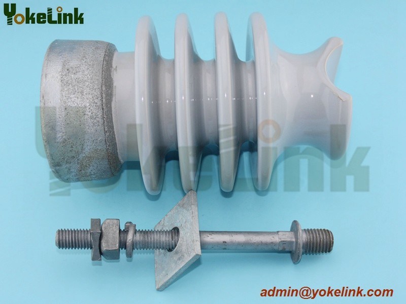 post insulator pins voltage forged steel pins upset bolt cross arm pins line post stud H.D.G