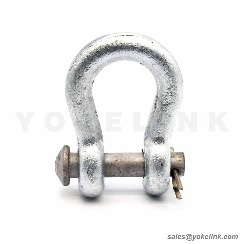 Power Fitting Forged Anchor Shackle U type for Overhead Line