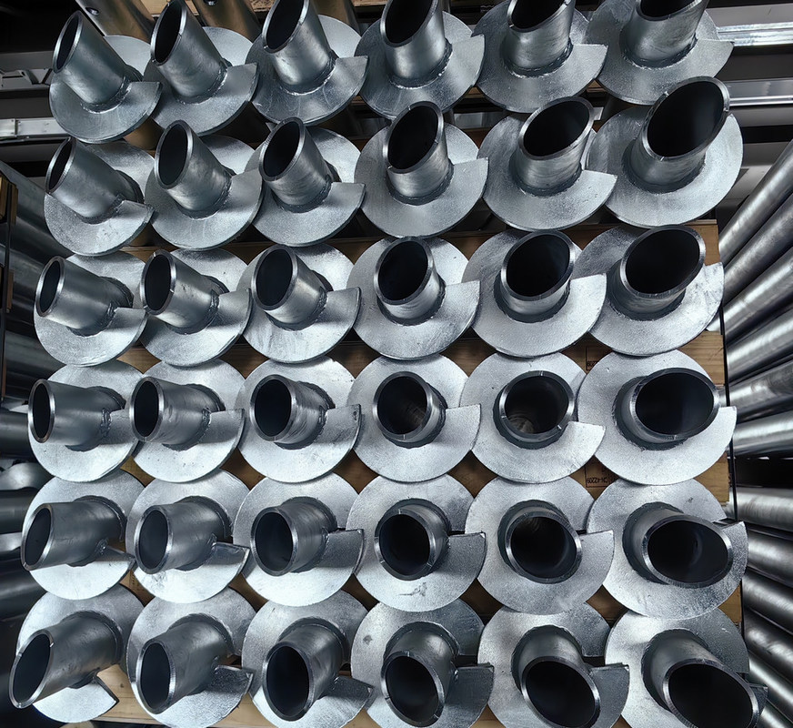 Solar Mounting System Portable Foundation Ground Screw Round Shaft Helical Spiral Pile Anchor