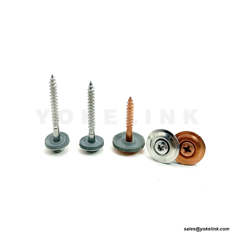 #14 X 4" Self-Drilling Stainless Steel Countersunk Head Roofing Screws for Steel Sheet Fiber Cement Board Exterior