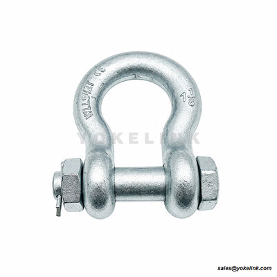 Manilha de Ancoragem Forjada | RR-C-271 Rigging Pesado | Manilha Arco ASME B30.26